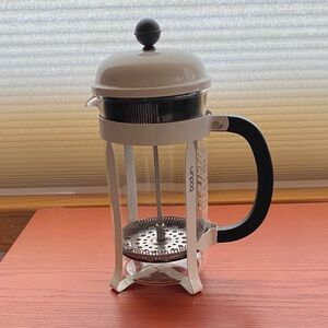 Bodum White and Black French Press Coffee Maker